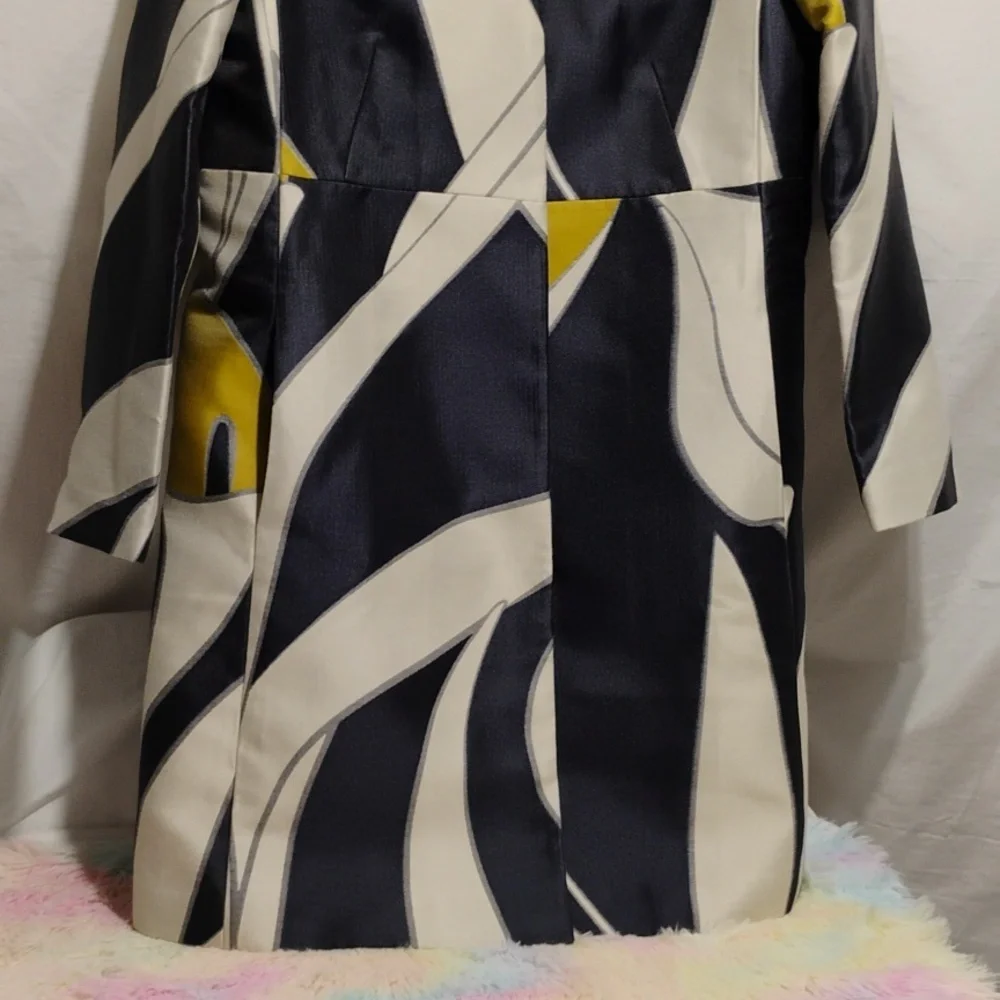 SALE! NWT Ann Taylor Petite Classy Multicolor Long Silky Soft Jacket (X-54) - Picture 3 of 14